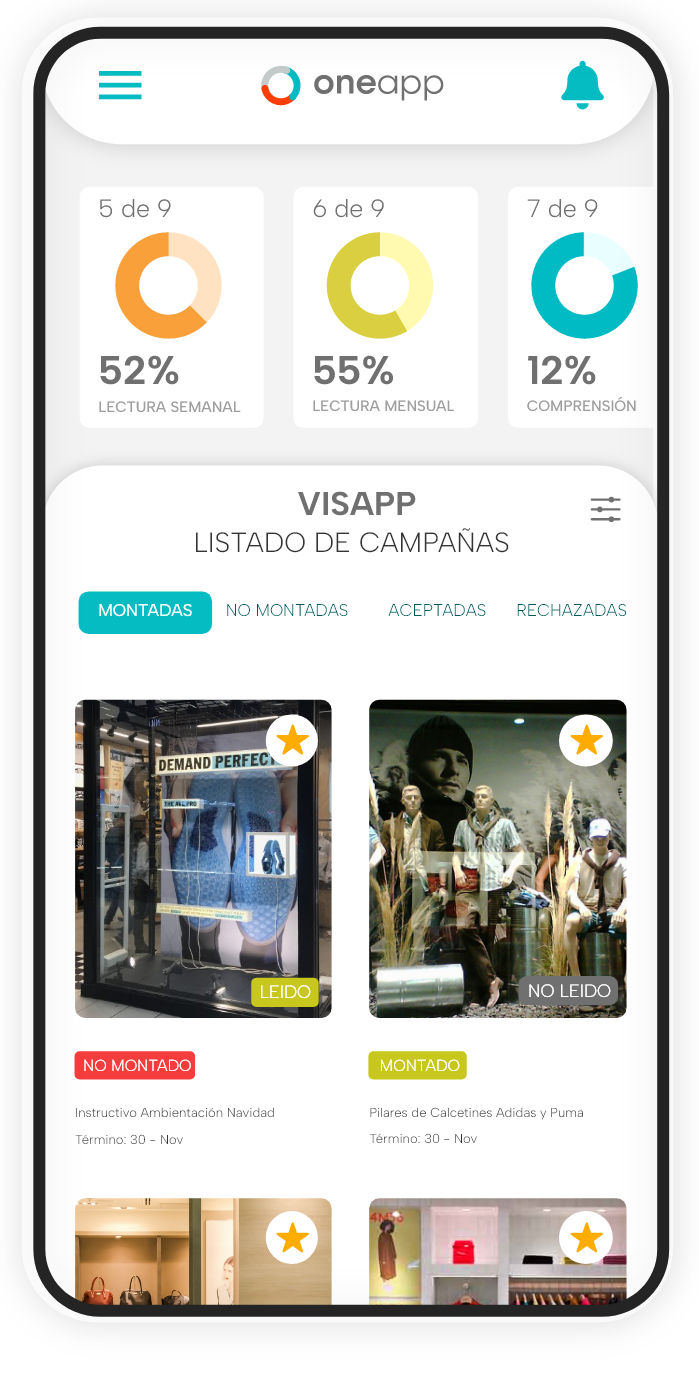 Inteligencia Artificial integrada de forma nativa en OneApp que guía y ayuda a los colaboradores a mejorar su desempeño